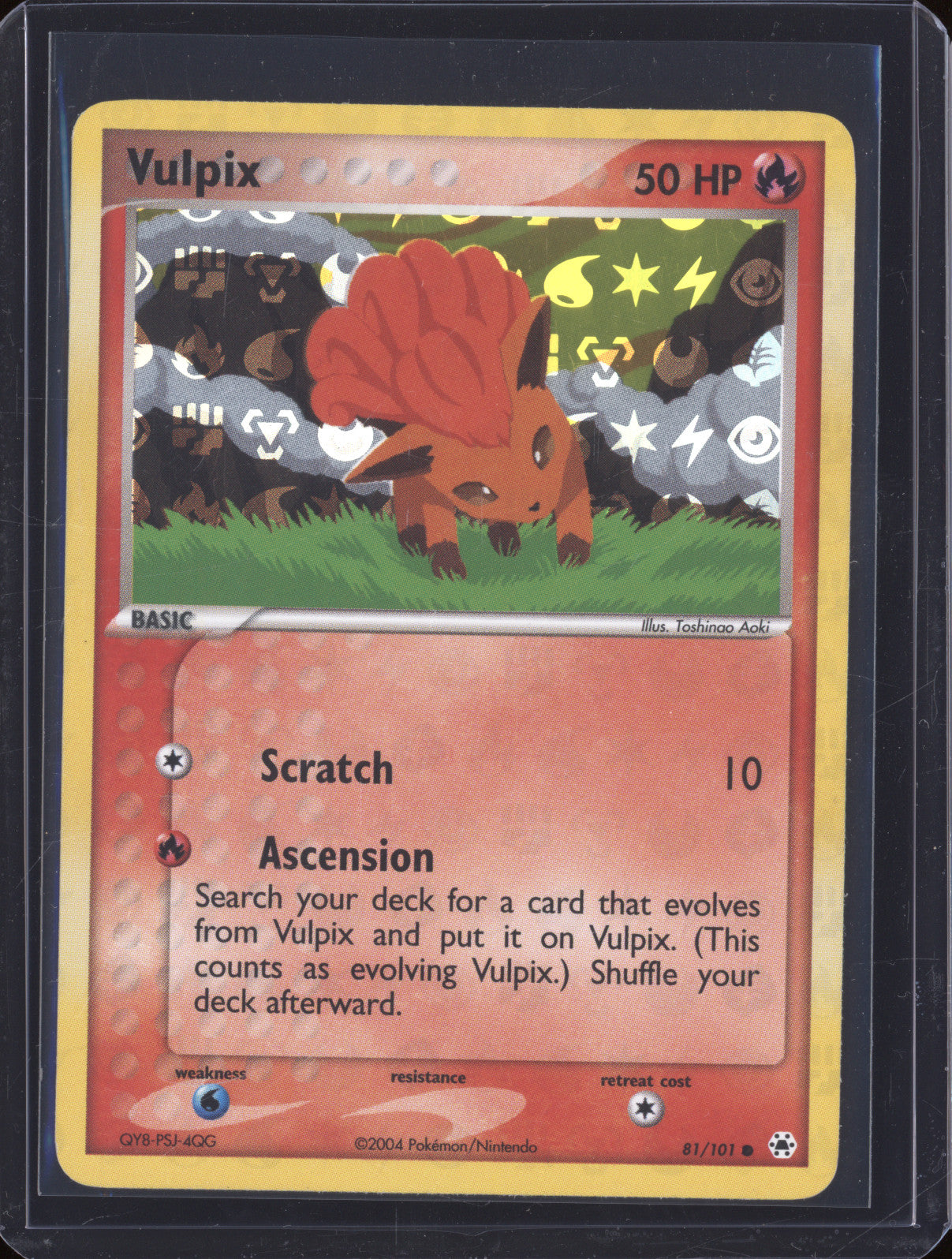 Vulpix 2004 Pokemon EX Hidden Legends 81/101 Reverse Holo