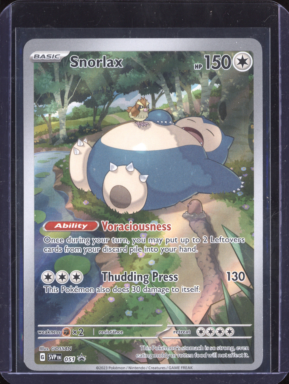 Snorlax 2023 Pokemon Scarlet & Violet Promos 51 ETB Promo