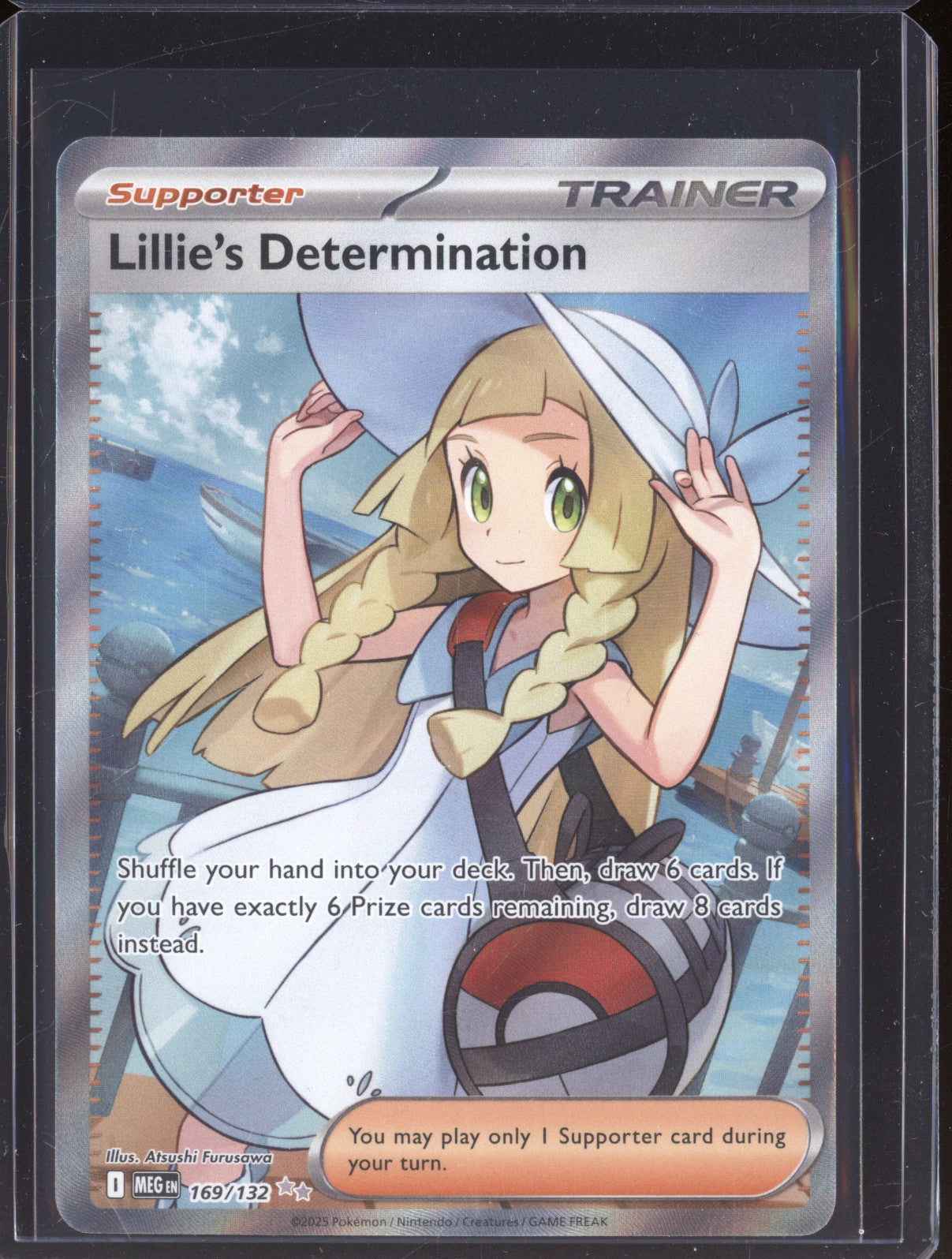 2025 Pokemon Mega Evolution 169/132 Lillie's Determination Ultra Rare