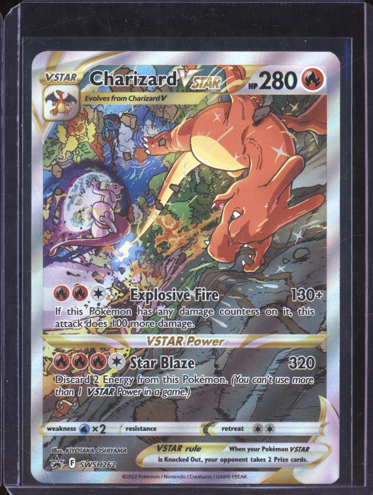 Charizard VStar 2022 Pokemon Sword & Shield Promos SWSH262 Full Art Promo