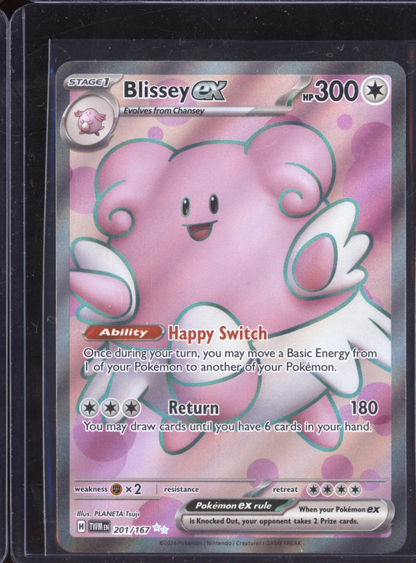 Blissey ex 2024 Pokemon Twilight Masquerade 201/167 Ultra Rare