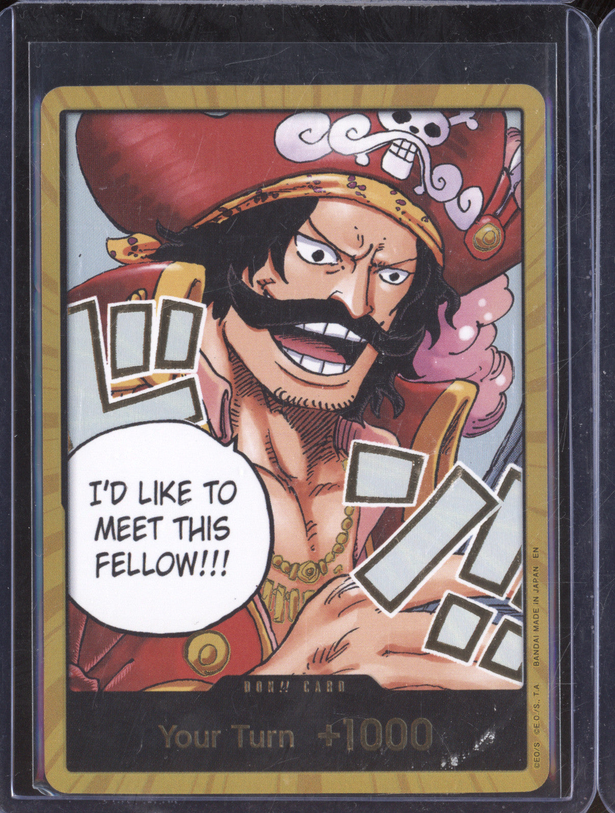 2025 Bandai One Piece Carry on His Will OP13 DonGol D. Roger Gold