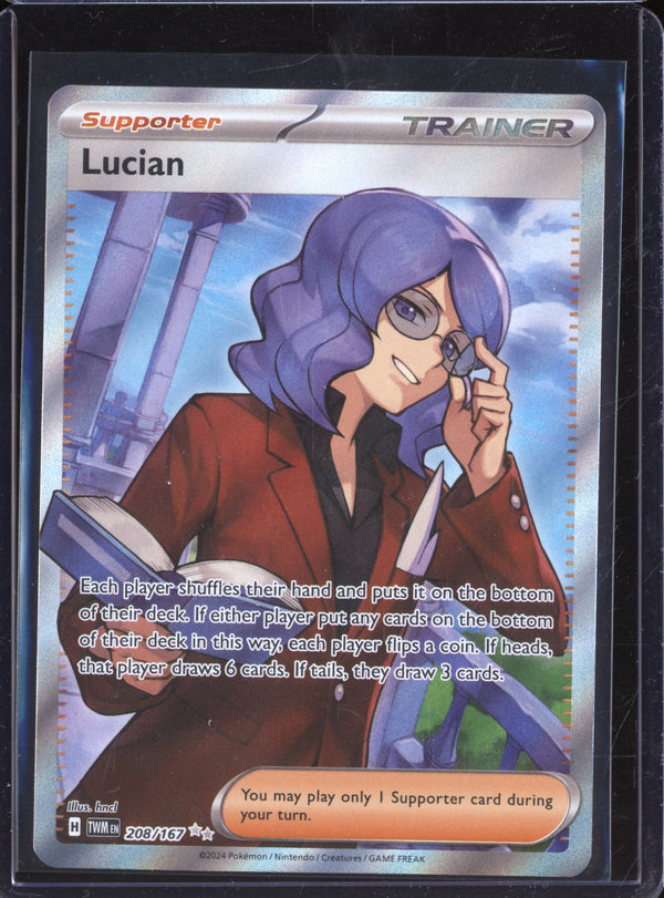 Lucian 2024 Pokemon Twilight Masquerade 208/167 Ultra Rare