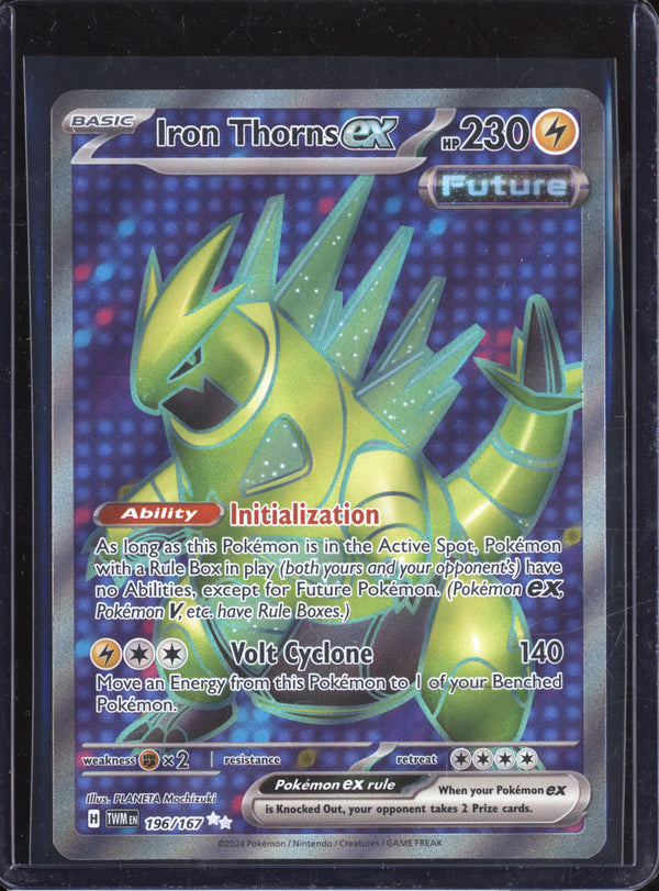 Iron Thorns ex 2024 Pokemon Twilight Masquerade 196/167 Ultra Rare