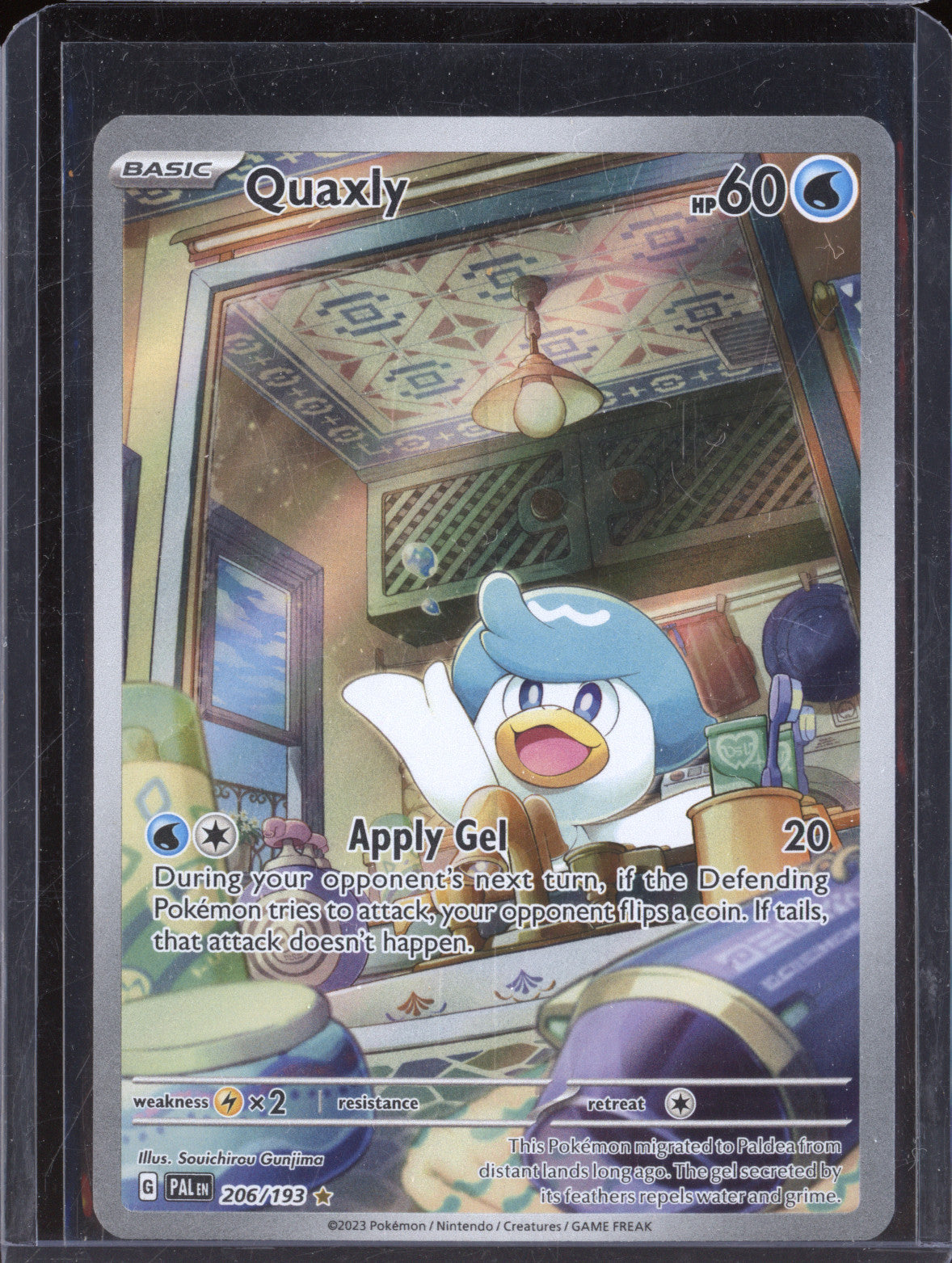 Quaxly 2023 Pokemon Paldea Evolved 206/193 Illustration Rare