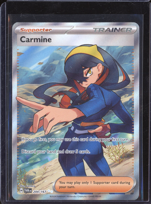 Carmine 2024 Pokemon Twilight Masquerade 204/167 Ultra Rare