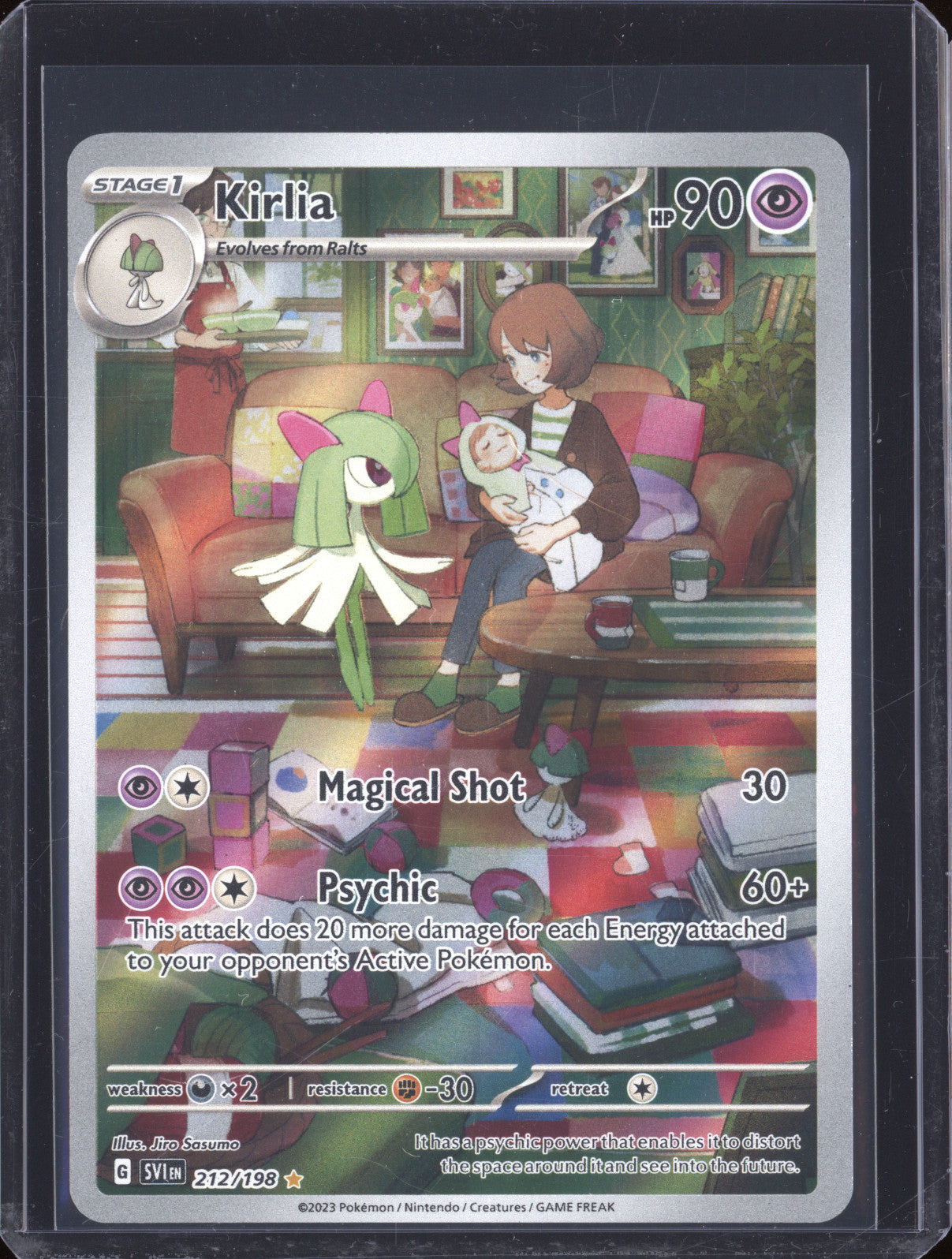 Kirlia 2023 Pokemon Scarlet & Violet SVI 212/198 Illustration Rare