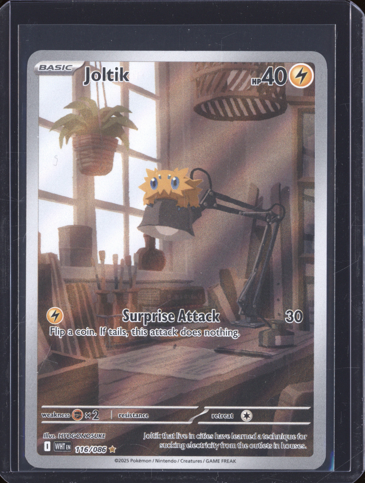 Joltik 2025 Pokemon White Flare WHT 116/086 Illustration Rare