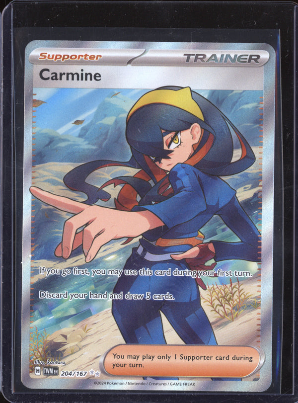 Carmine 2024 Pokemon Twilight Masquerade 204/167 Ultra Rare