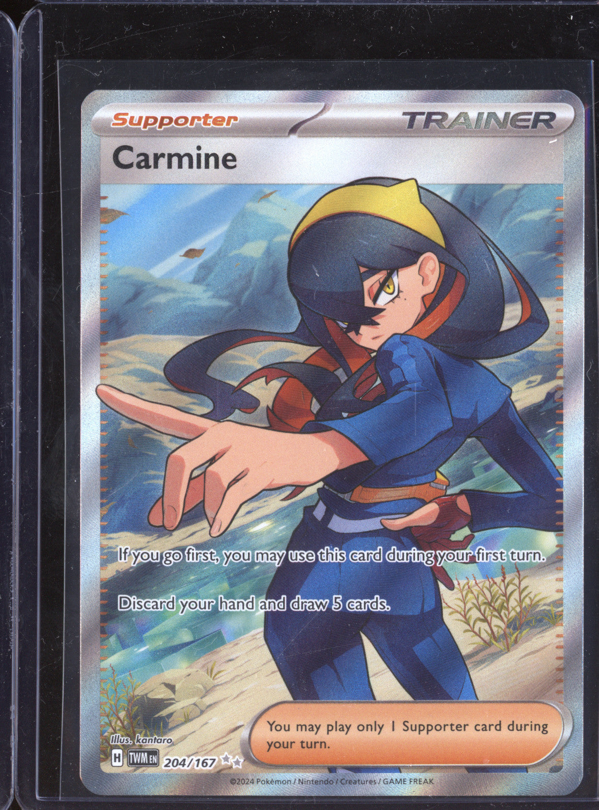 Carmine 2024 Pokemon Twilight Masquerade 204/167 Ultra Rare