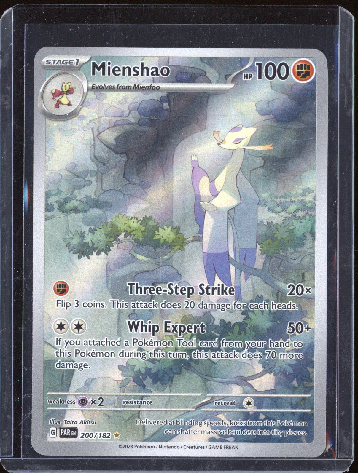 Mienshao 2025 Pokemon White Flare 134/086 Illustration Rare Mienshao 2025 Pokemon White Flare 134/086 Illustration Rare
