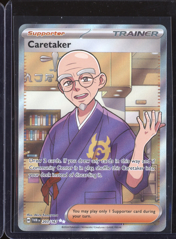 Caretaker 2024 Pokemon Twilight Masquerade 203/167 Ultra Rare