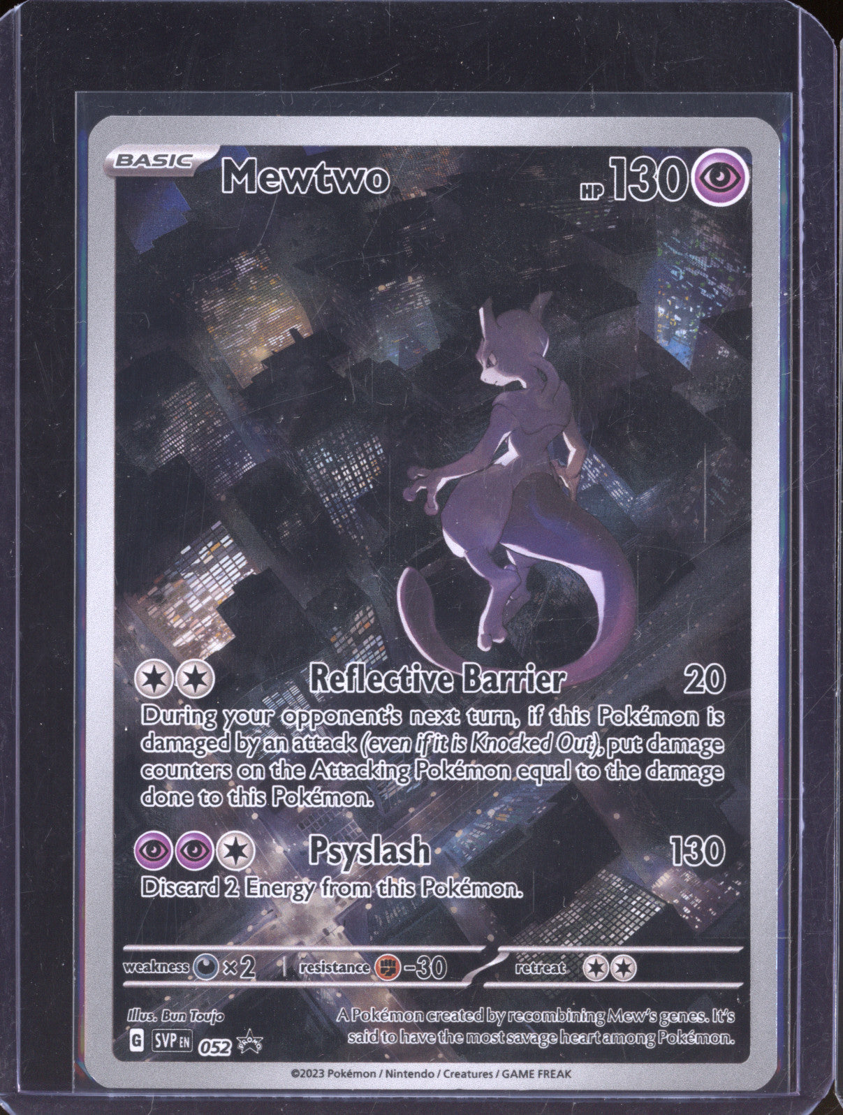 2023 Pokemon Scarlet & Violet Black Star Promos SVP 052 Mewtwo