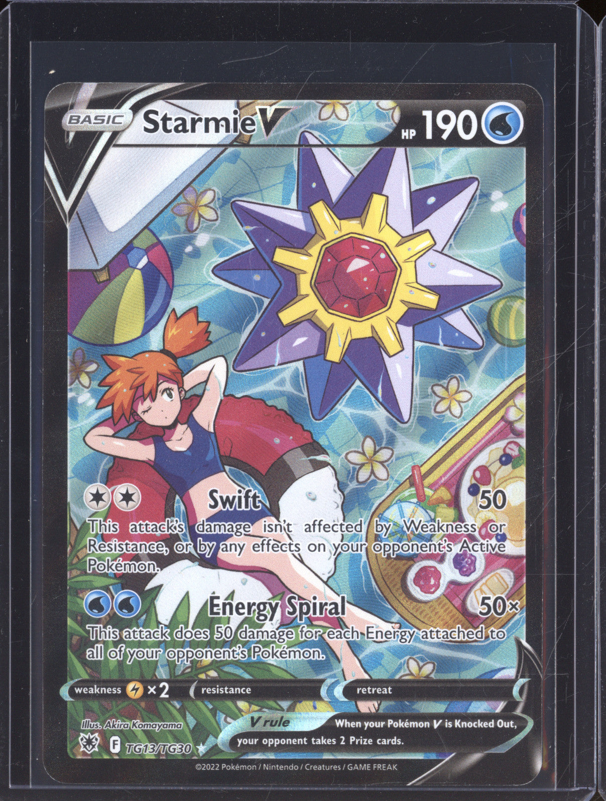 2022 Pokemon Astral Radiance TG13/TG30 Starmie V Trainer Gallery