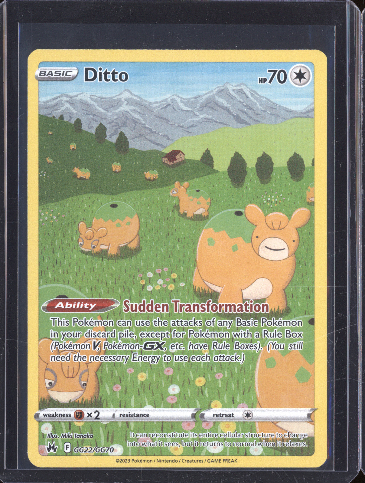 2023 Pokemon Crown Zenith GG22/GG70 Ditto Galarian Gallery