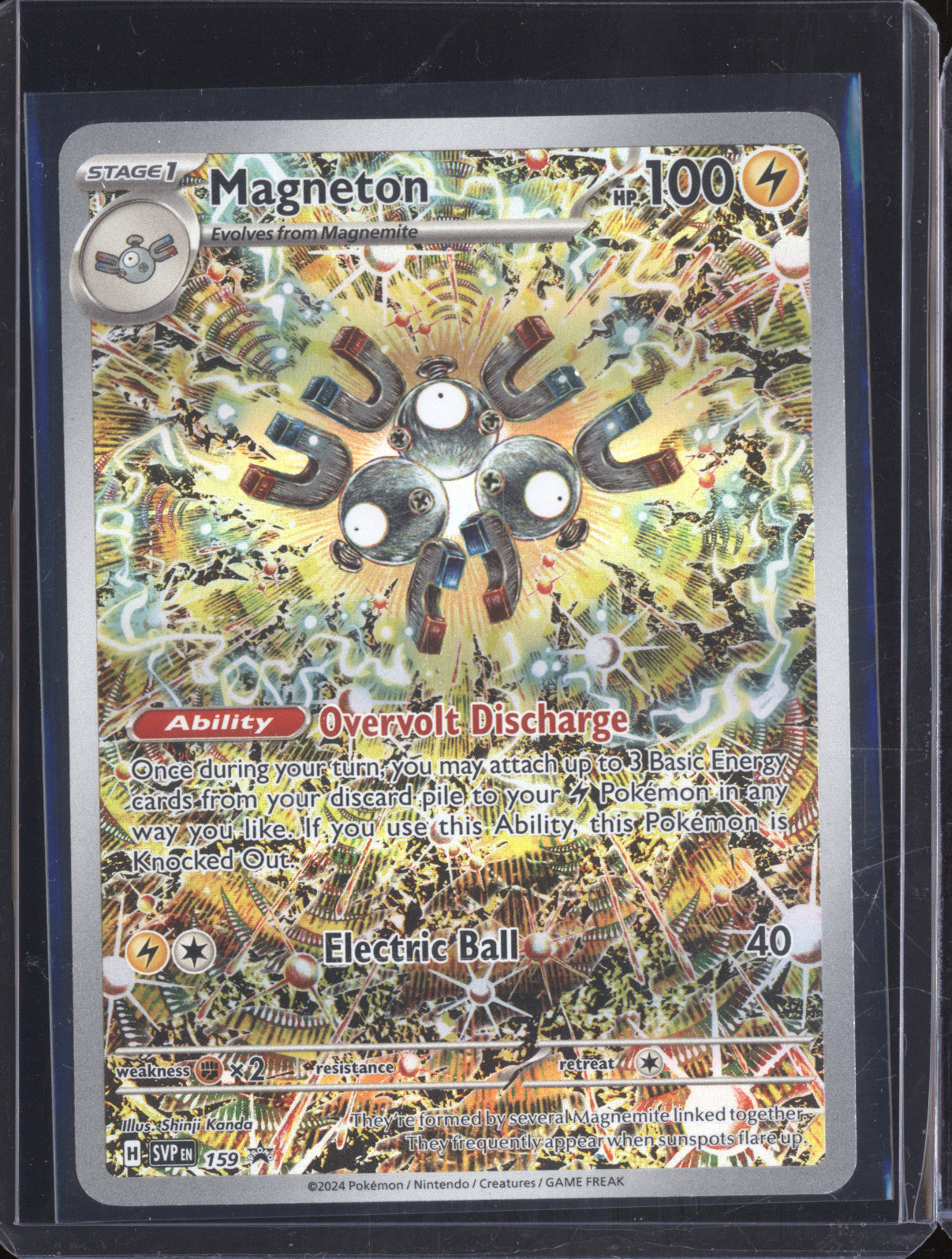 Magneton 2024 Pokemon Black Star Promo SVP159 Elite Trainer Box