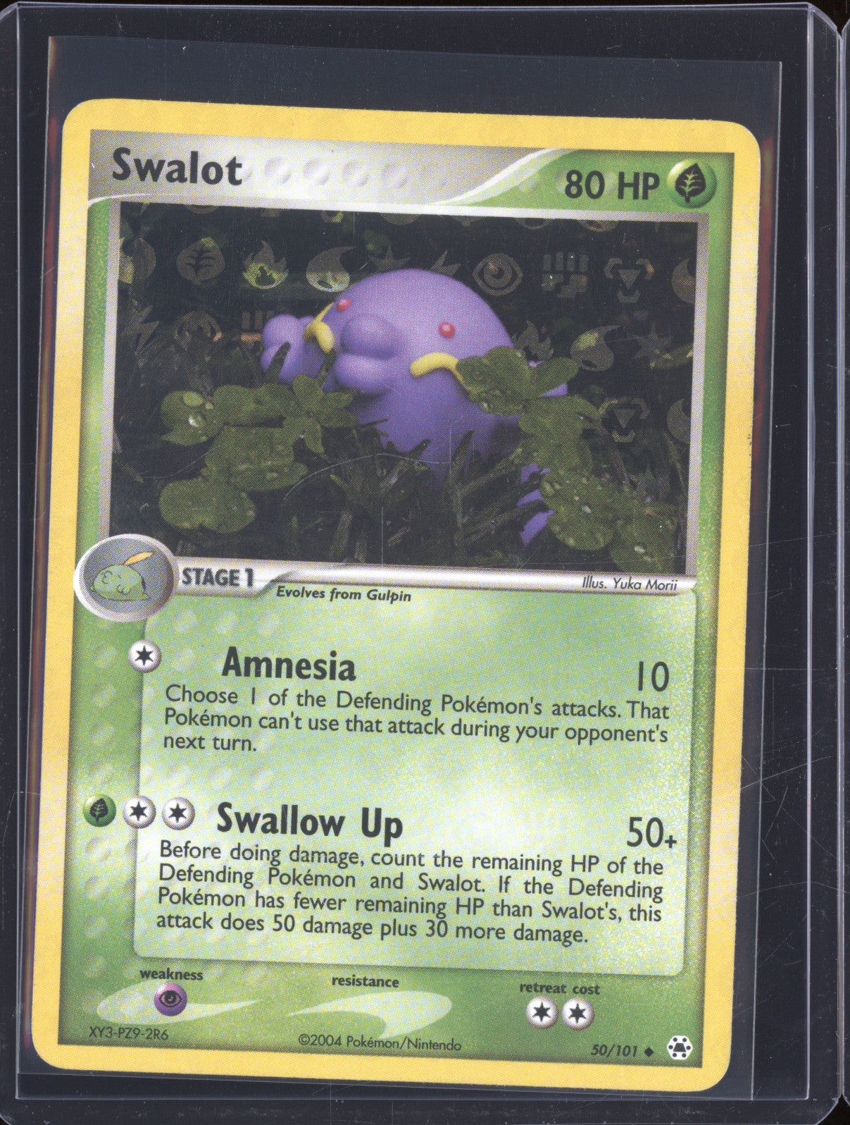Swalot 2004 Pokemon EX Hidden Legends 50/101 Reverse Holo