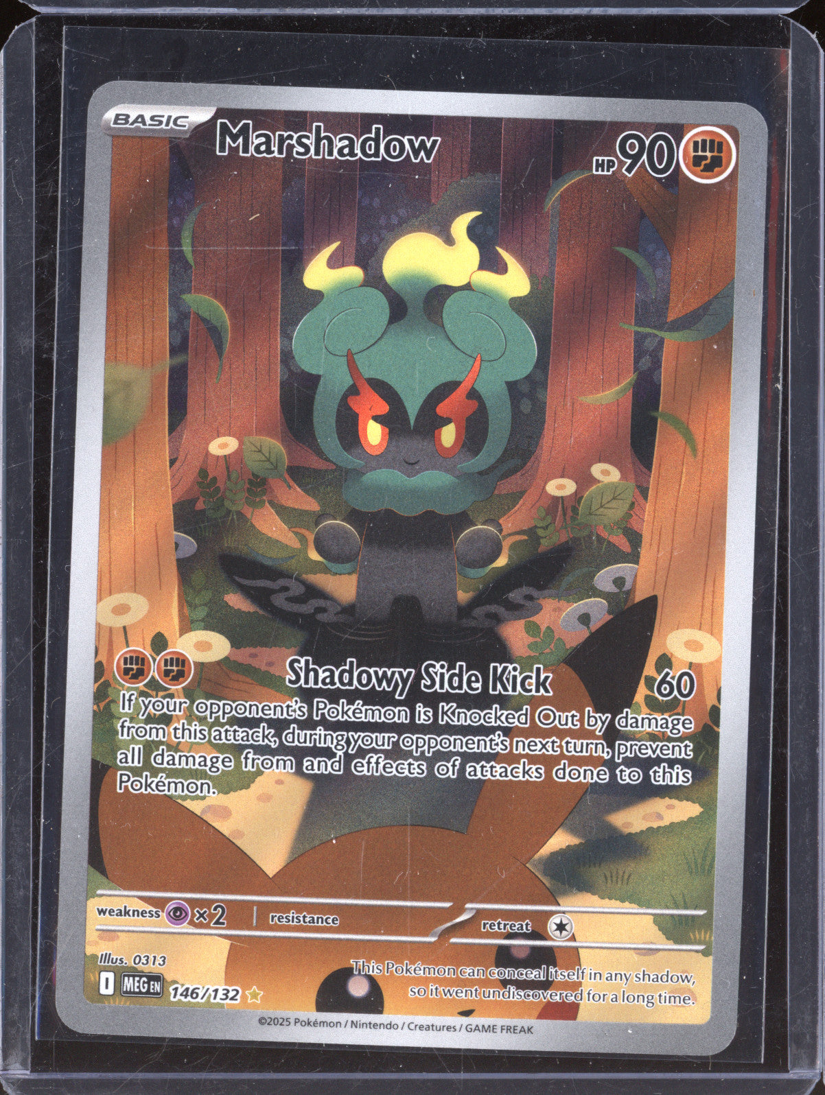Marshadow 2025 Pokemon Mega Evolutions MEG 146/132 Illustration Rare