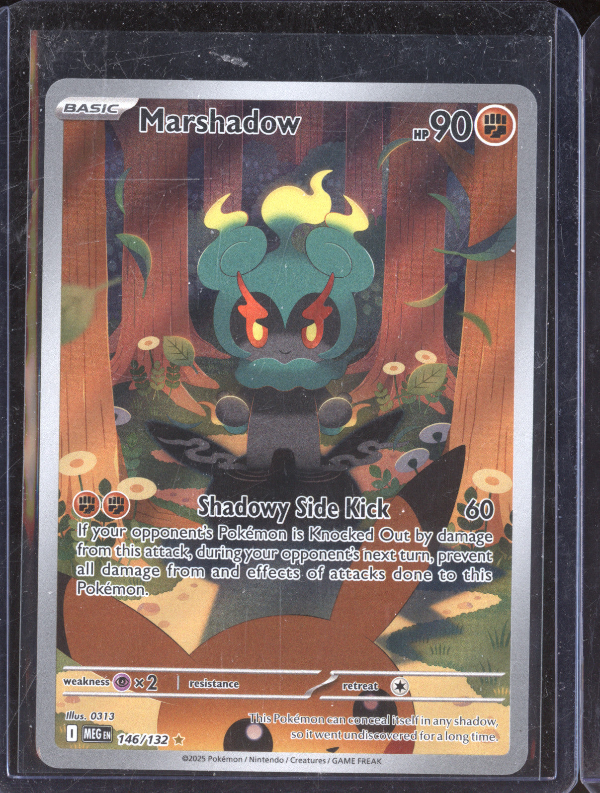 2025 Pokemon Mega Evolutions 146/132 Marshadow Illustration Rare