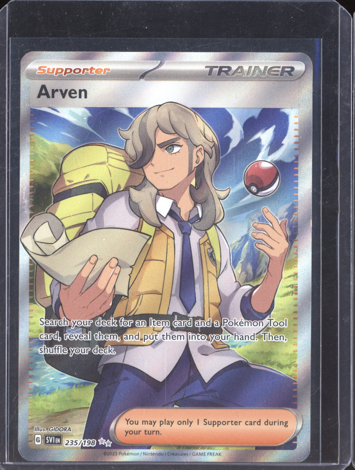 Arven 2023 Pokemon Scarlet & Violet SVI 235/198 Ultra Rare