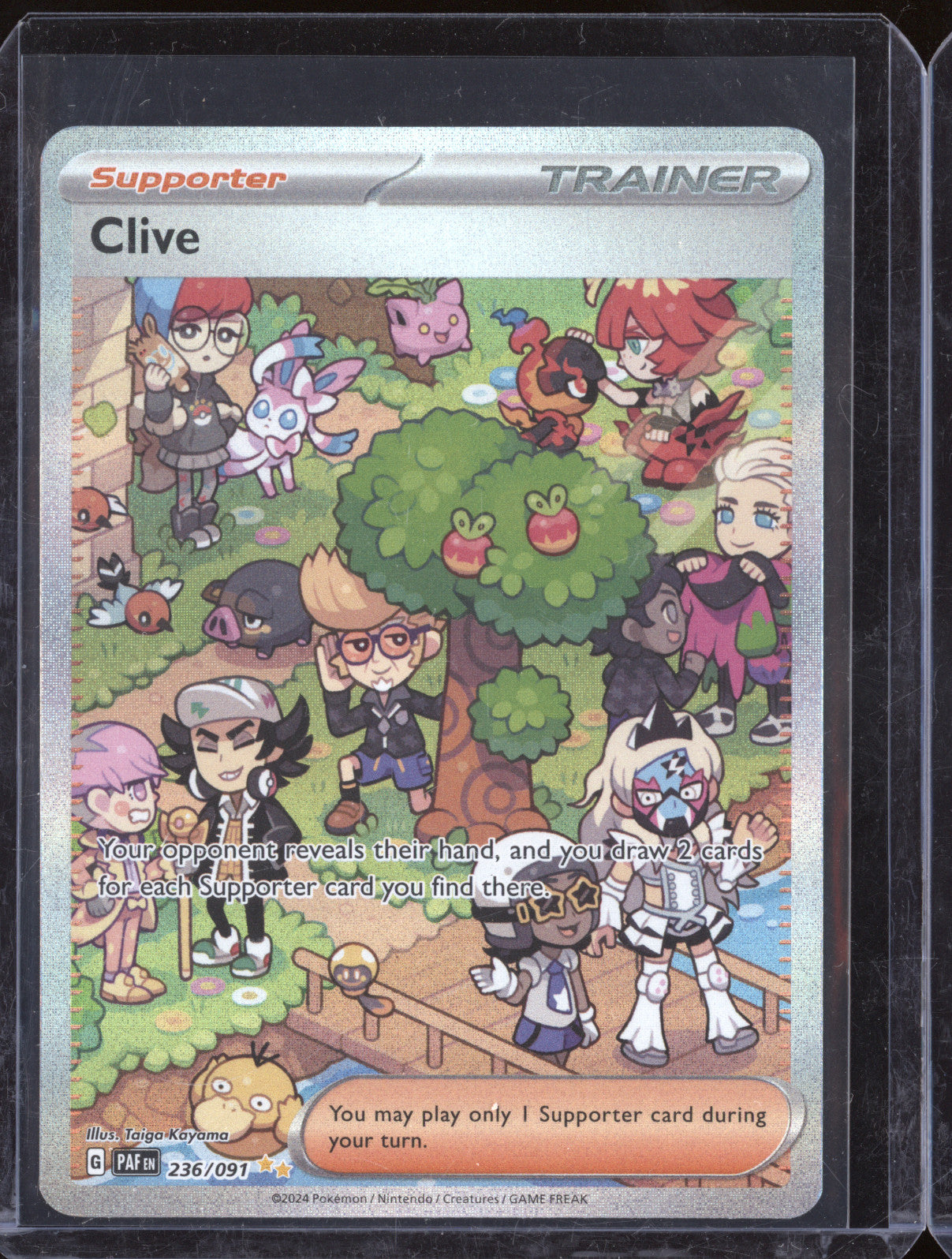 Clive 2024 Pokemon Paldean Fates 236/091 Special Illustration Rare