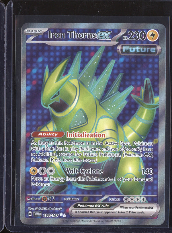 Iron Thorns ex 2024 Pokemon Twilight Masquerade 196/167 Ultra Rare