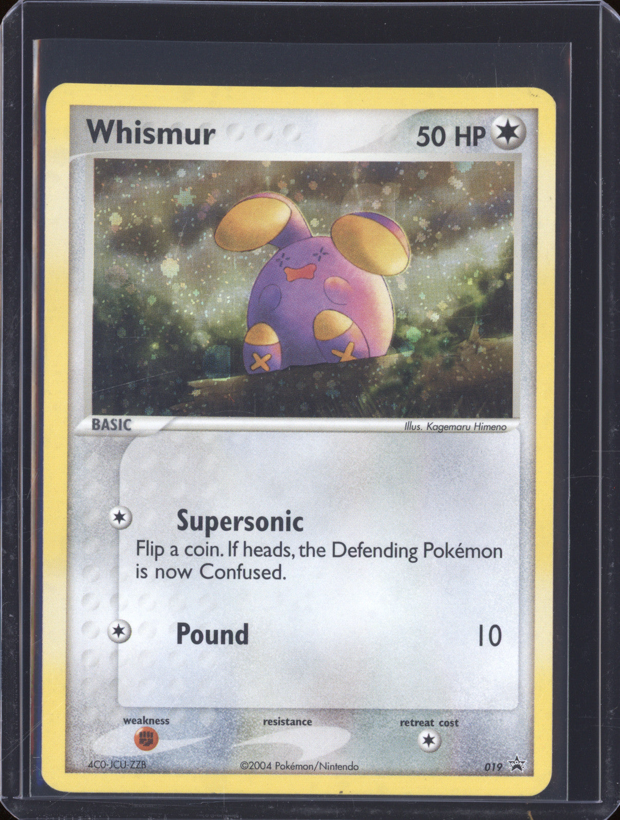 Whismur 2004 Pokemon Nintendo Promos 19 Black Star Promo Holo