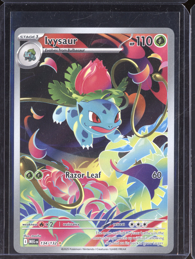 2025 Pokemon Mega Evolutions 134/132 Ivysaur Illustration Rare