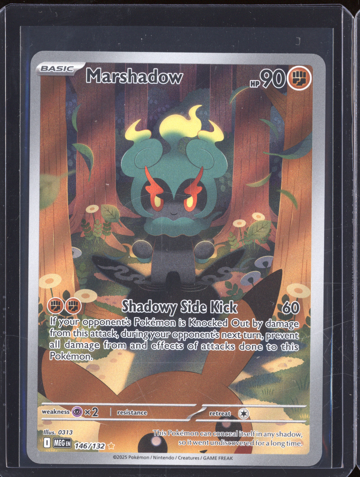2025 Pokemon Mega Evolutions 146/132 Marshadow Illustration Rare
