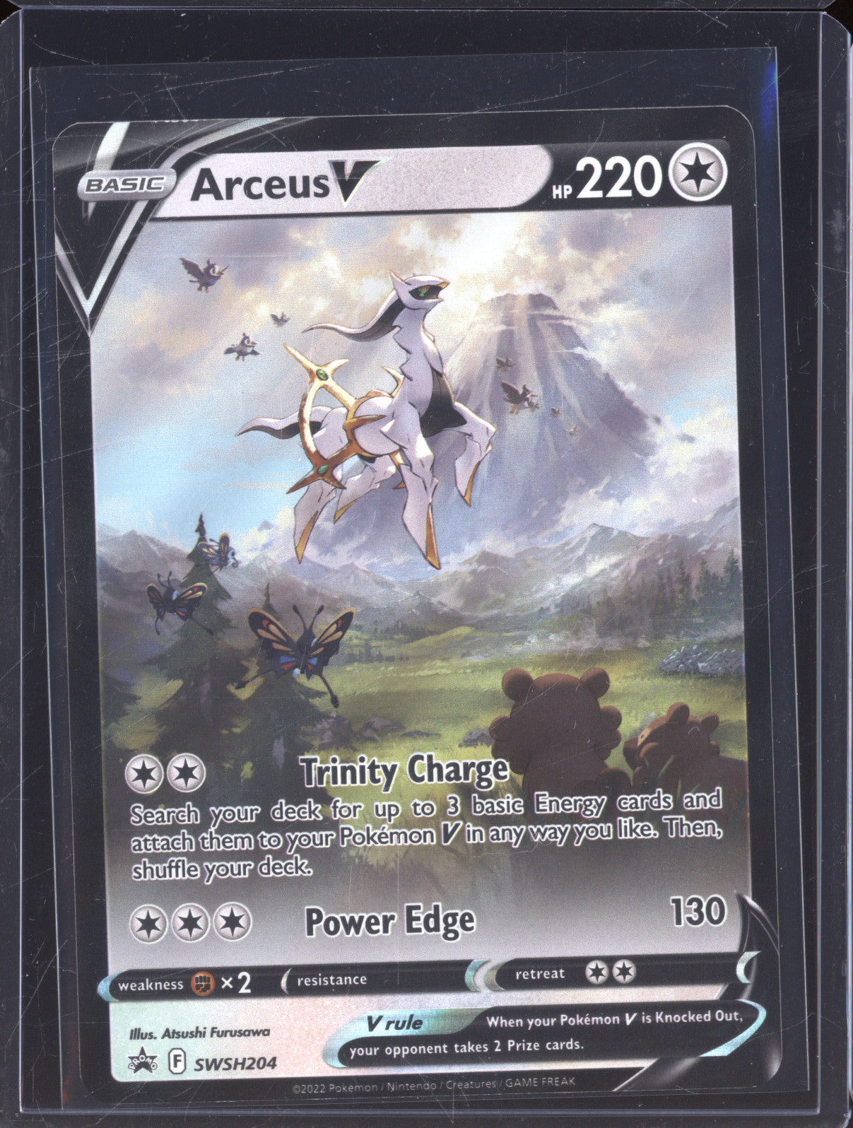 Arceus 2022 Pokemon Sword & Shield Promo SWSH204 Promo