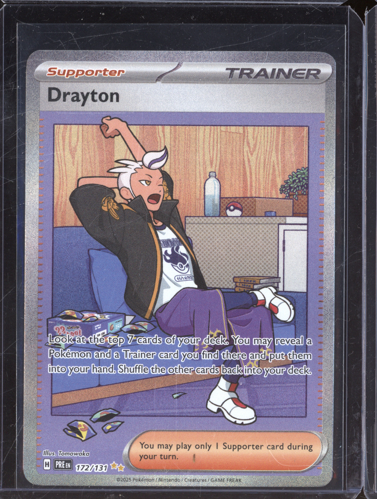 Drayton 2025 Pokemon Prismatic Evolutions PRE 172/131 Special Illustration Rare