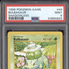 Bulbasaur 1999 Pokemon Base Set 44/102 Shadowless PSA 9