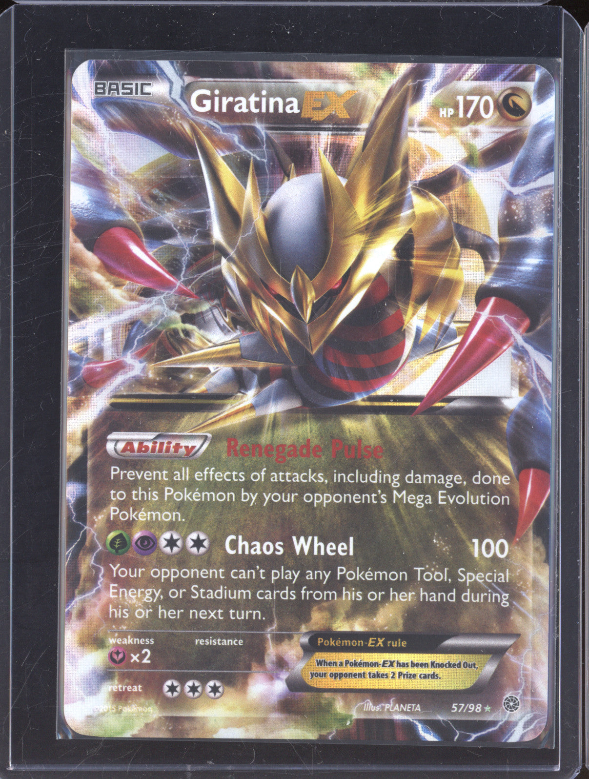 Giratina EX 2015 Pokemon Ancient Origins 57/98 Ultra Rare