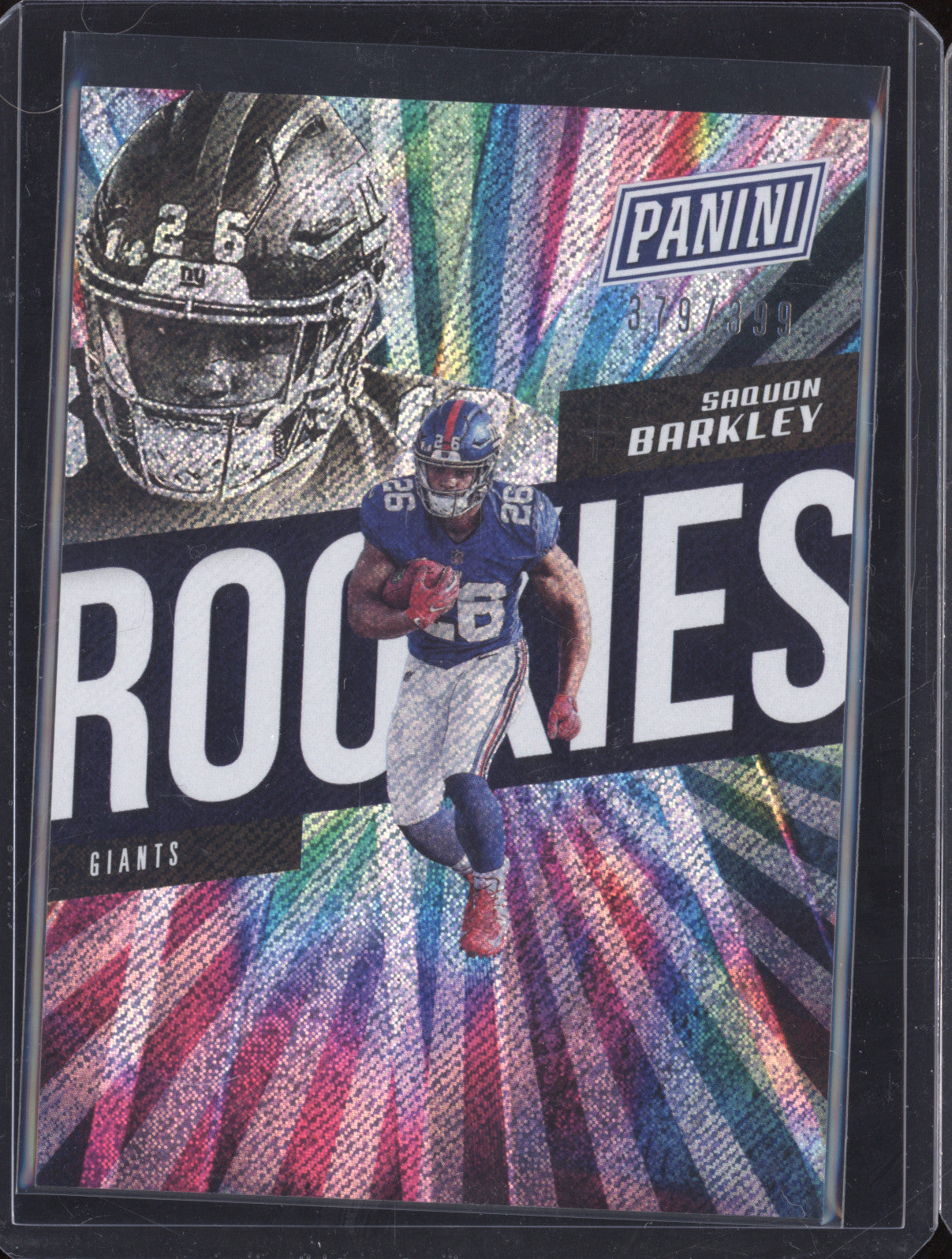 2018 Panini National Convention 379 Saquon Barkley Sparkle 379/399