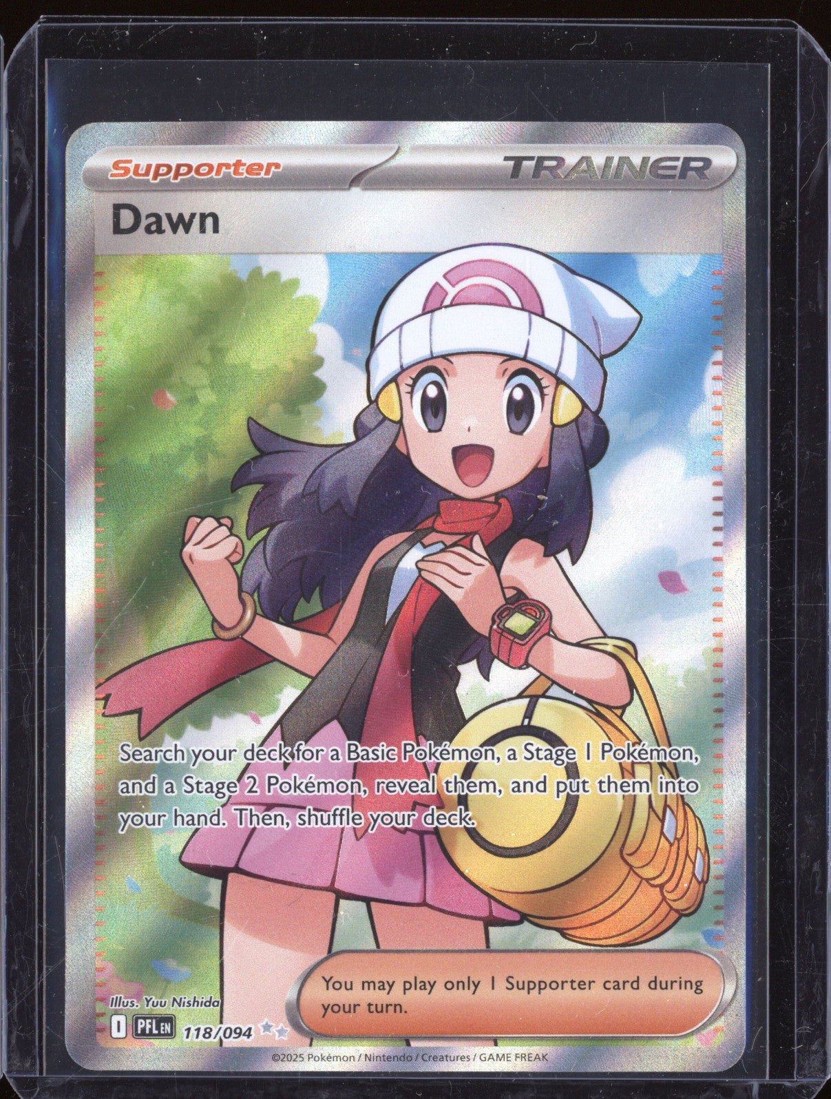 2025 Pokemon Phantasmal Flames PFL 118/094 Dawn Ultra Rare