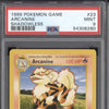 Arcanine 1999 Pokemon Base Set 23/102 Shadowless PSA 9