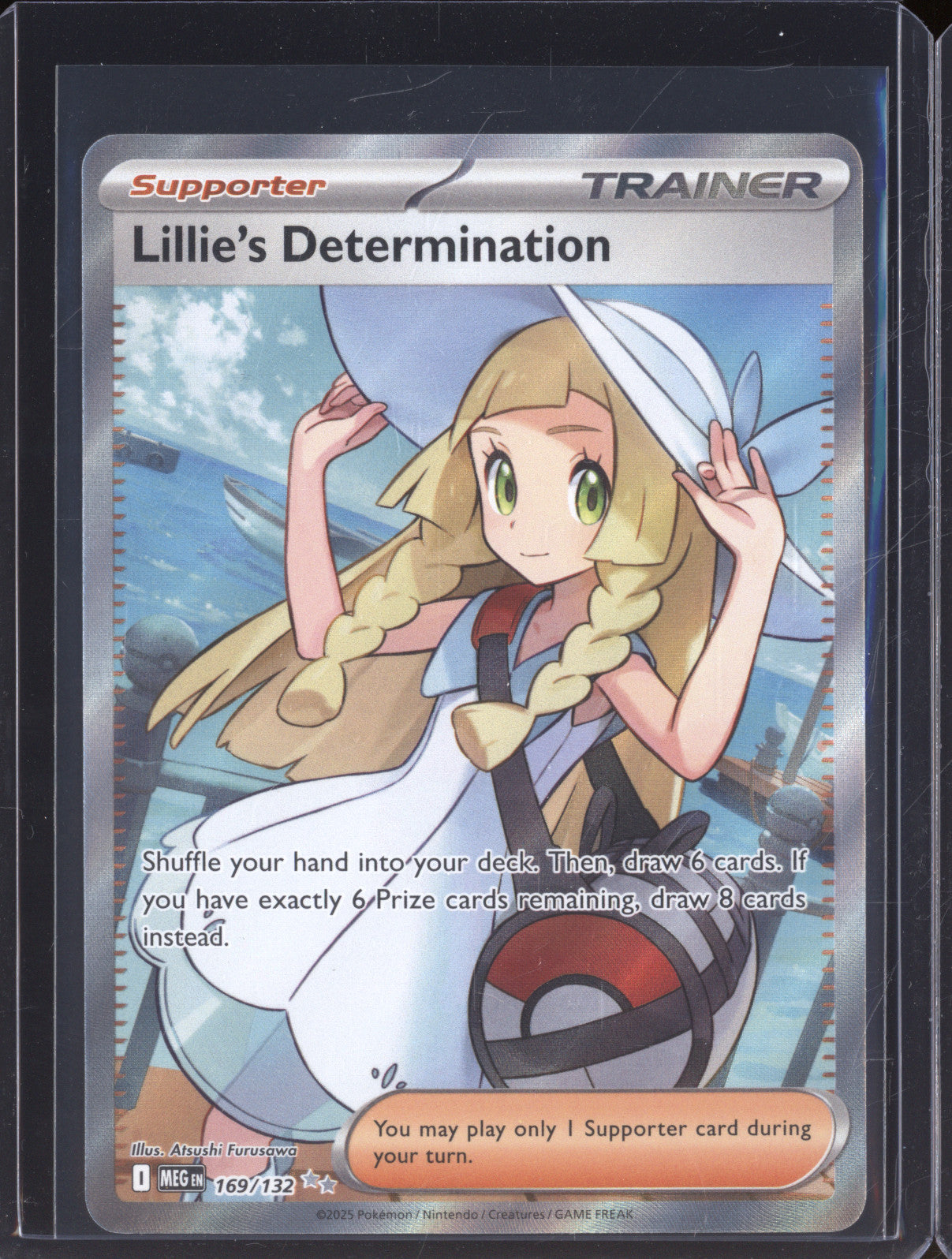 2025 Pokemon Mega Evolutions MEG 169/132 Lillie's Determination Ultra Rare