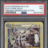 Electivire 2010 Pokemon HeartGold & SoulSilver 20/102 HS Prerelease Staff PSA 7