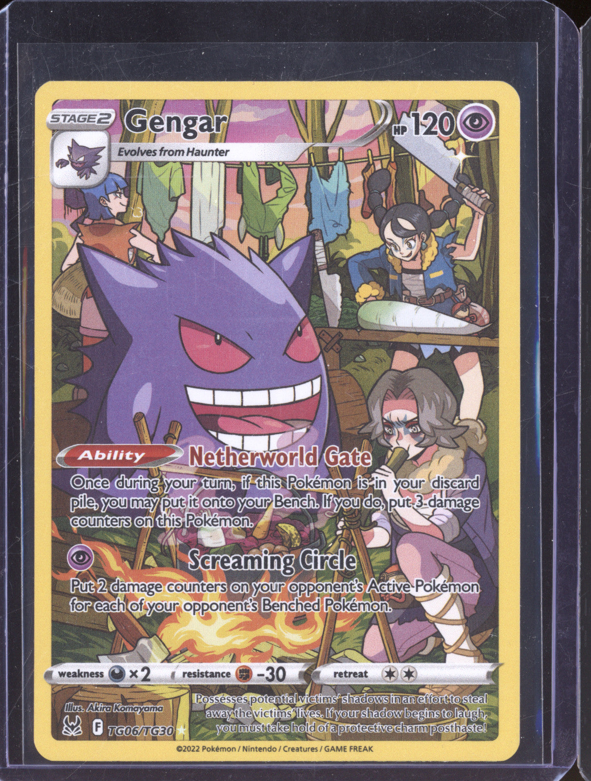 2022 Pokemon Lost Origin TG06/TG30 Gengar Holo