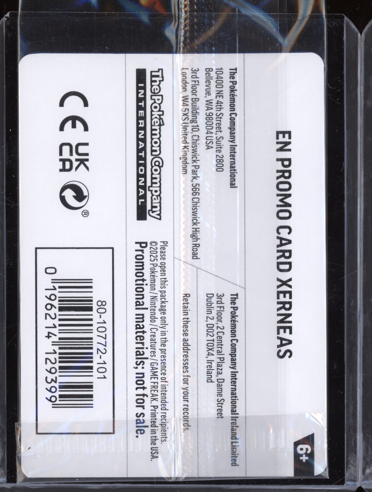 Xerneas 2025 Pokemon Mega Evolution MEG 064/132 Holo Stamped Promo