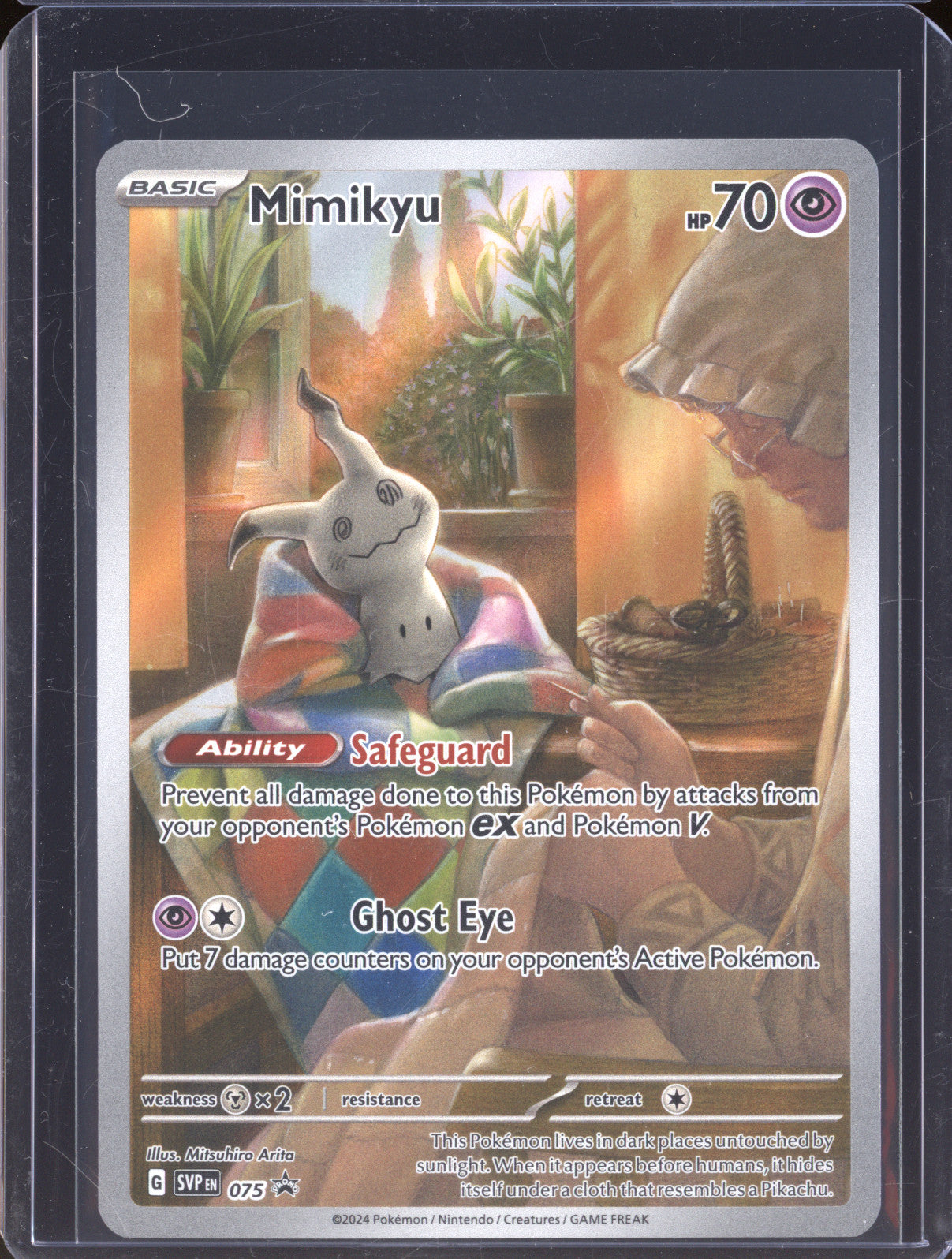 2023 Pokemon Scarlet & Violet SVP 075 Mimikyu Black Star Promo