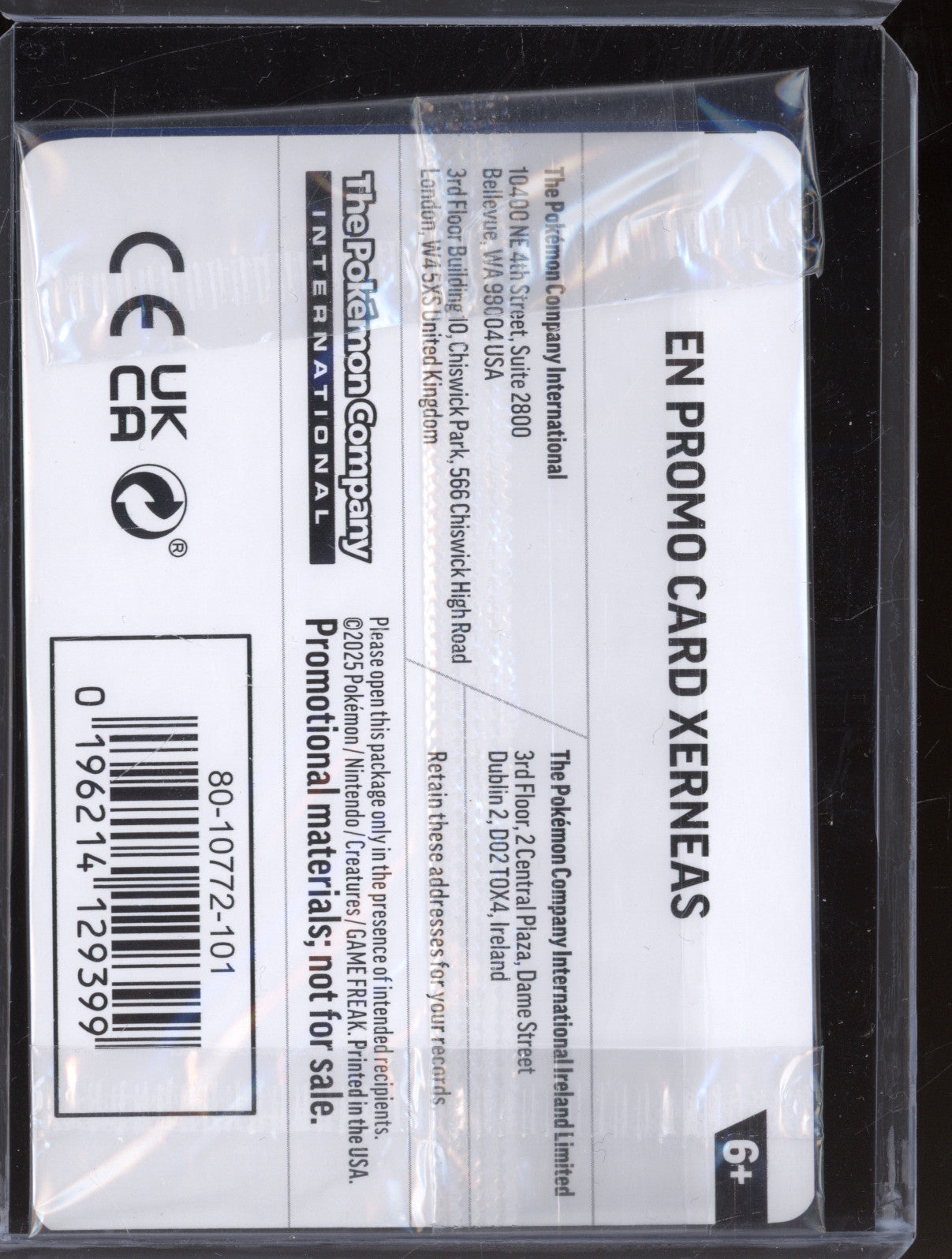 Xerneas 2025 Pokemon Mega Evolution MEG 064/132 Holo Stamped Promo