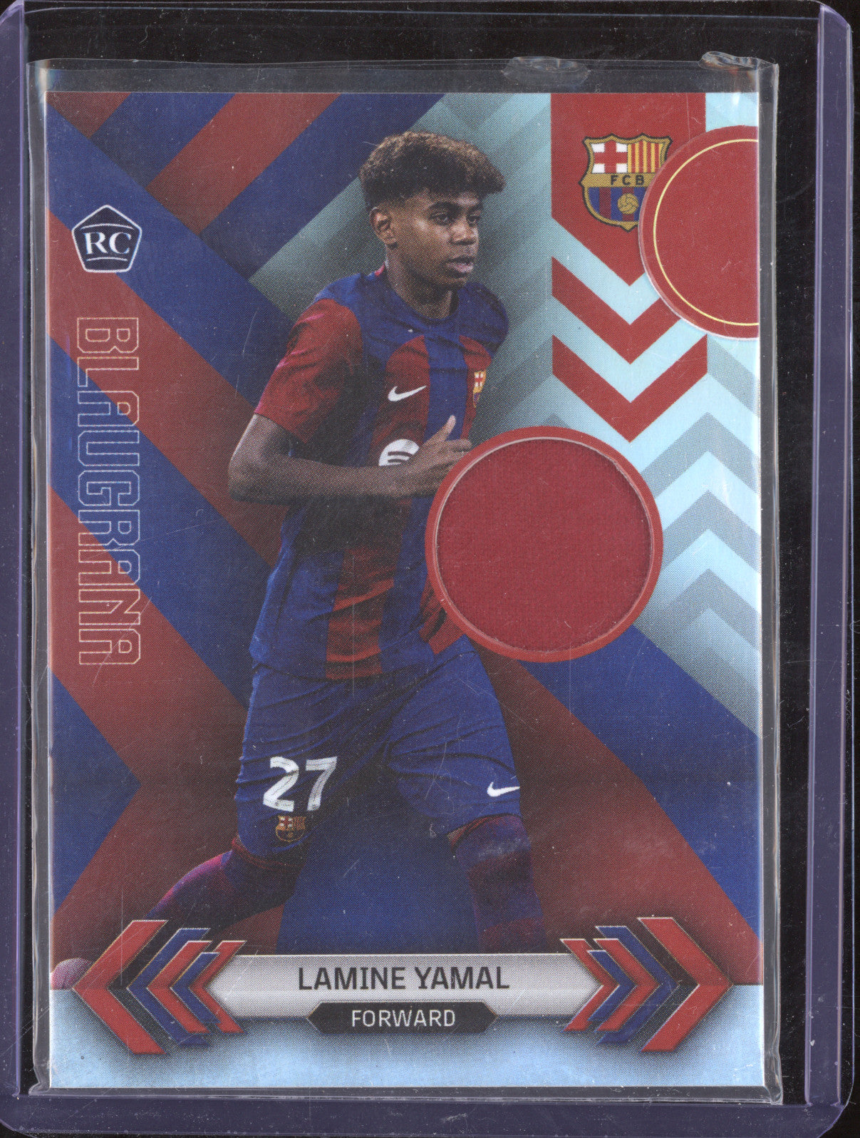 2023 Topps Barcelona Team Set BL-1 Lamine Yamal Patch Relic RC