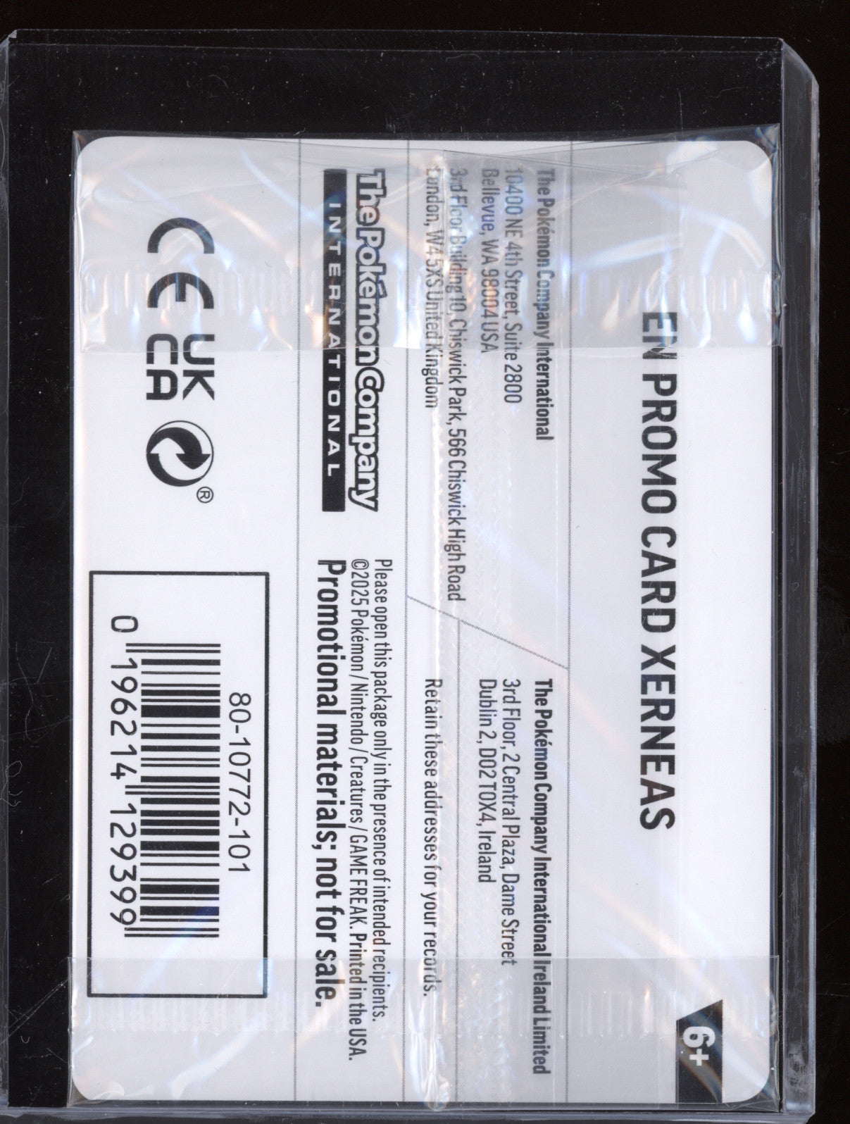 Xerneas 2025 Pokemon Mega Evolution MEG 064/132 Holo Stamped Promo