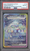 Terapagos ex 2024 Pokemon Stellar Crown 170/142 Special Illustration Rare PSA 8