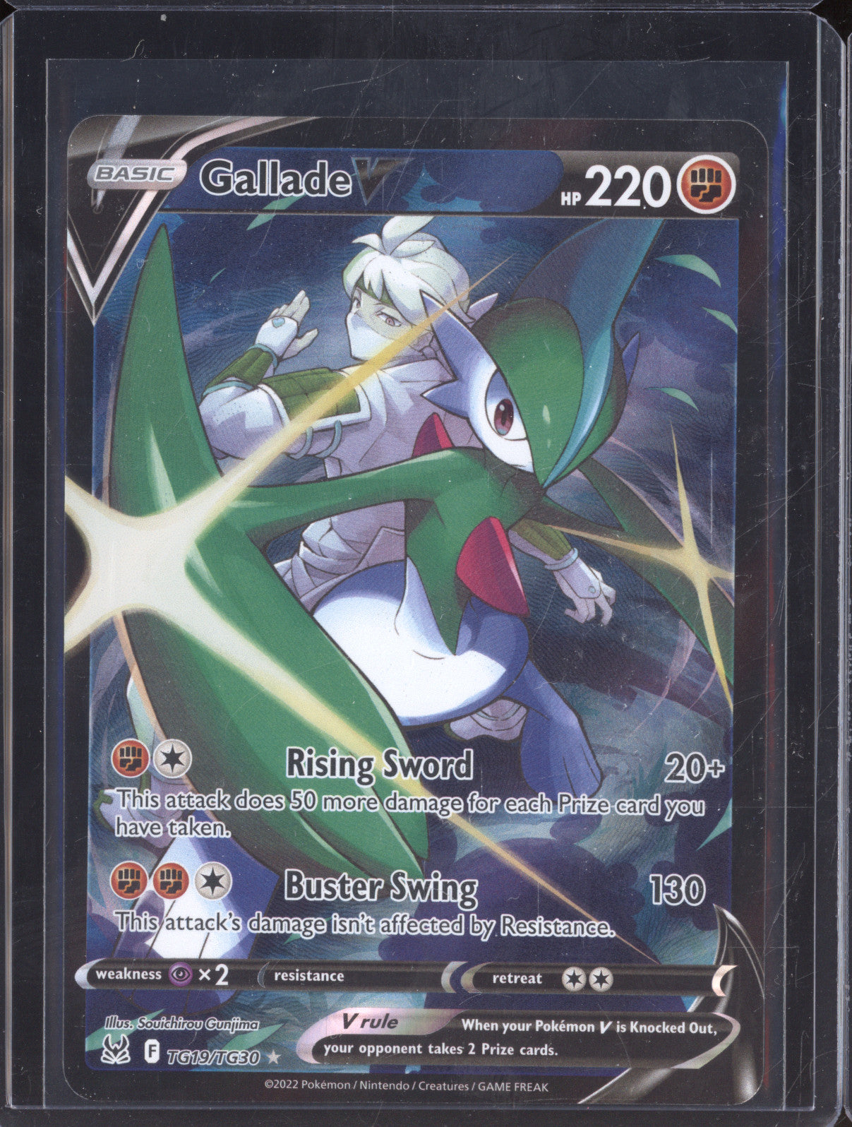 2022 Pokemon TCG Lost Origin TG19/TG30 Gallade V