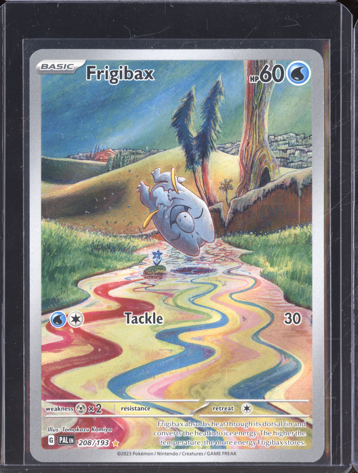 Frigibax 2023 Pokemon Paldea Evolved 208/196 Illustration Rare