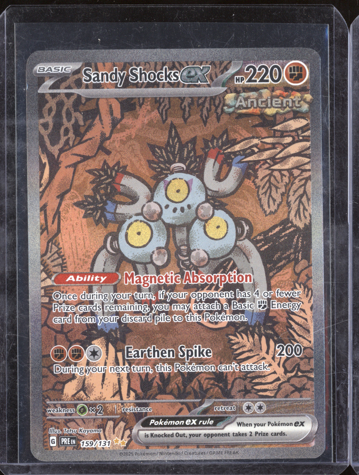 Sandy Shocks ex Pokemon Prismatic Evolutions PRE 159/131 Special Illustration