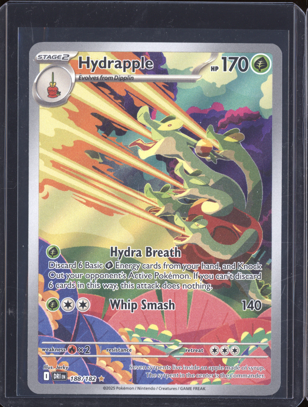 Hydrapple 2025 Pokemon Destined Rivals 188/182 Illustration Rare