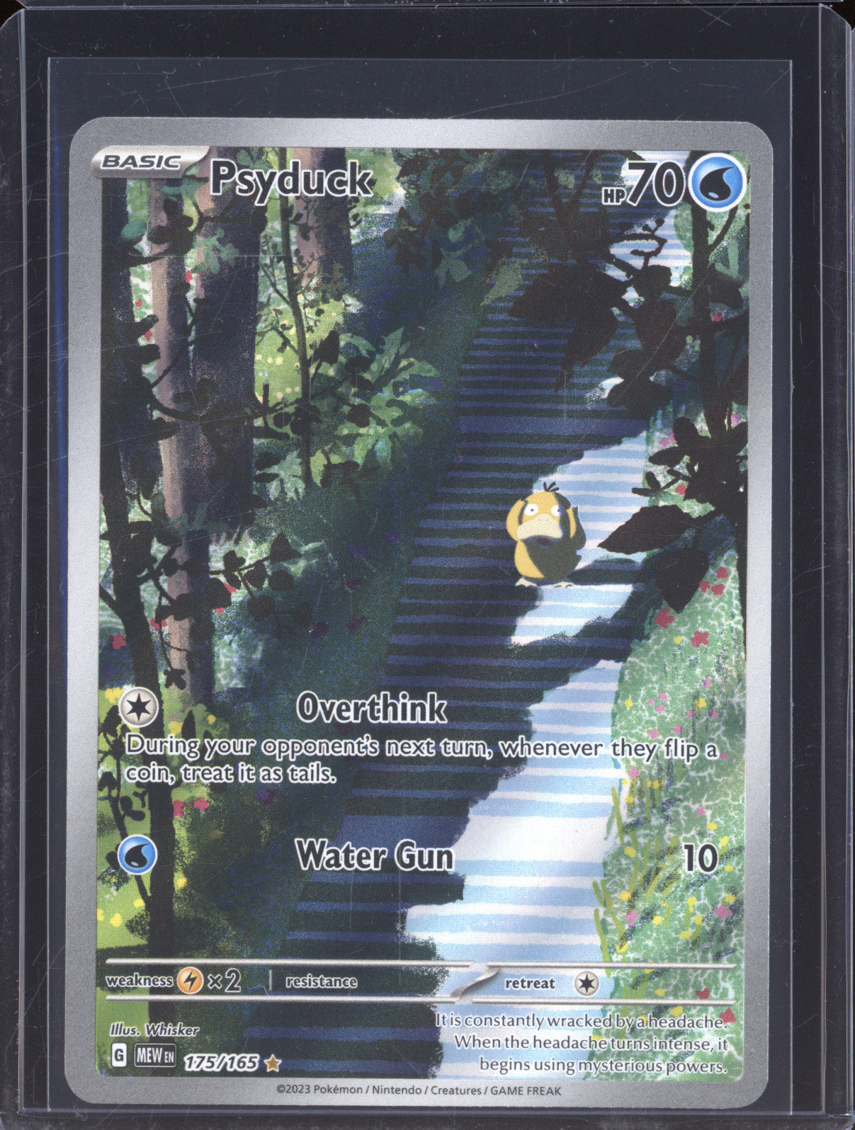 Psyduck 2023 Pokemon 151 MEW 175/165 Illustration Rare
